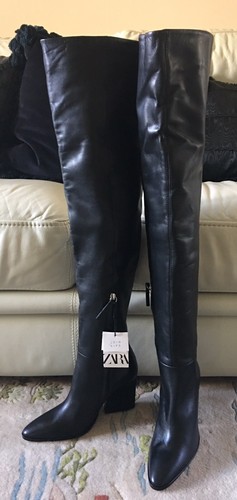 zara thigh boots
