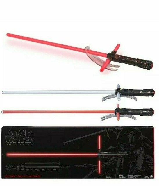 star wars the black series kylo ren force fx deluxe lightsaber