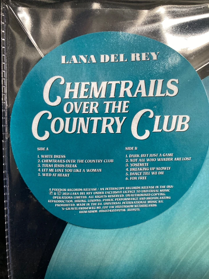 Lana Del Rey - Chemtrails Over The Country Club Picture Disc - BRAND NEW RARE! - Image 3 of 4