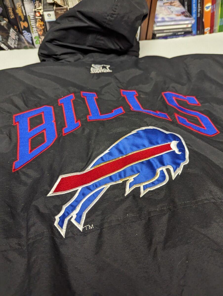 Buffalo Bills NFL Heavy Starter Black Winter Jacket Cost Buffalo Bills NFL Heavy Starter Black Winter Jacket Cost