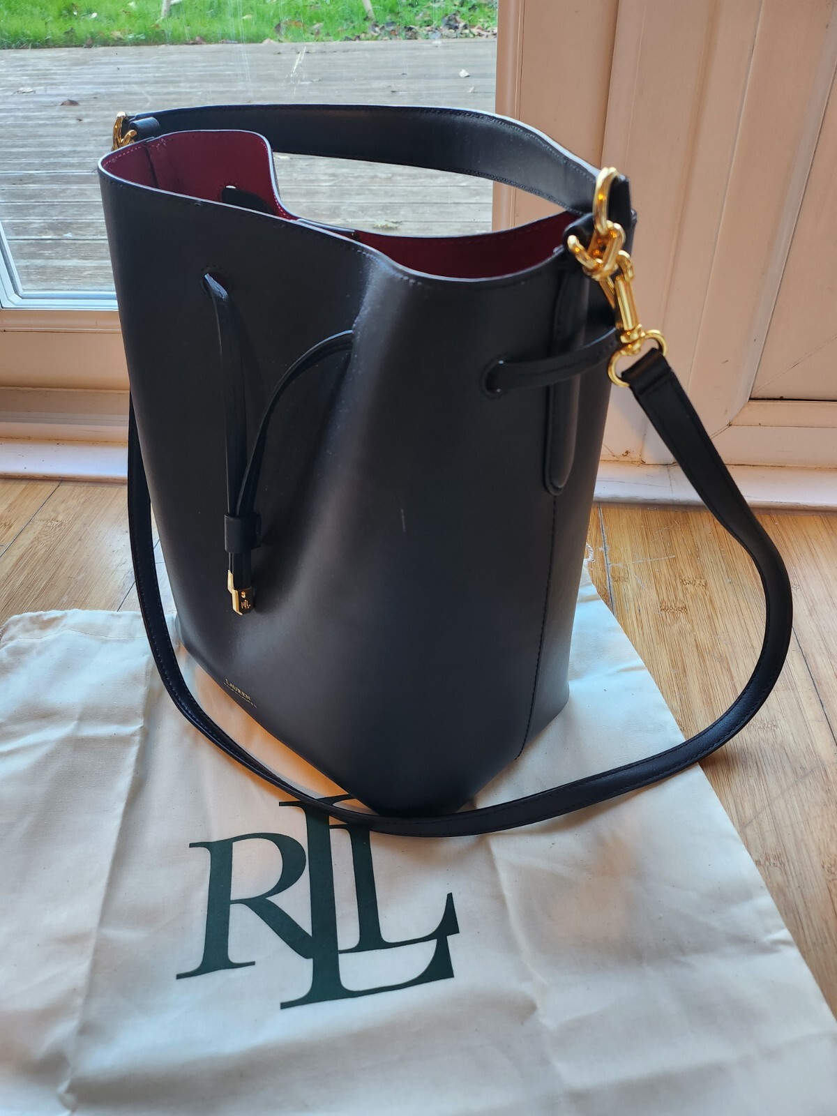 Ralph Lauren drawstring Bag (used only once) eBay