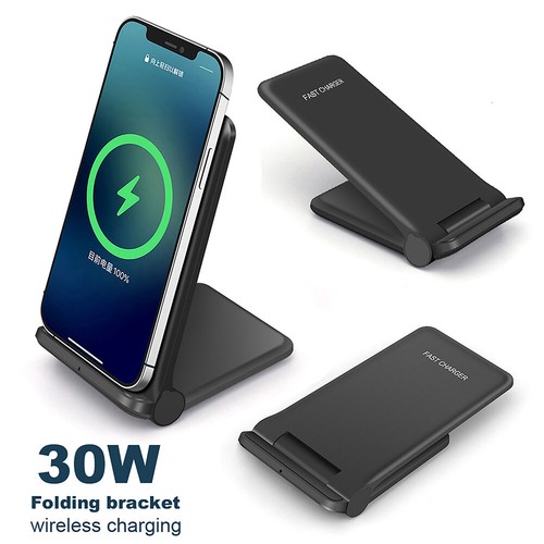 30W Fast Wireless Charger Charging Stand Dock For Google Pixel 9 Pro 8 7 6 5 4 - Picture 3 of 13