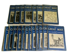 The Great War 1933 - Photographs, Maps, Original Parts Churchill PARTIAL SET