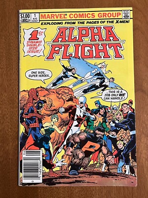 Alpha Flight #1/Bronze Age Marvel Comic Book/FN-VF