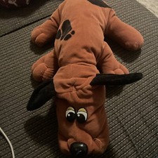 Vintage Tonka Pound Puppy 18 Red Brown With Black Spots 1980s Plush Stuffed