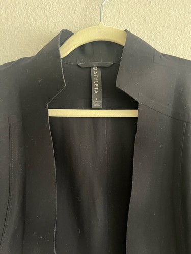 Athleta Size 4 Cosmic Stretch Blazer Black - Picture 2 of 3