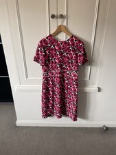 Hobbs Dress 12 Floral Pattern Bright Vibrant occasions horse racing wedding