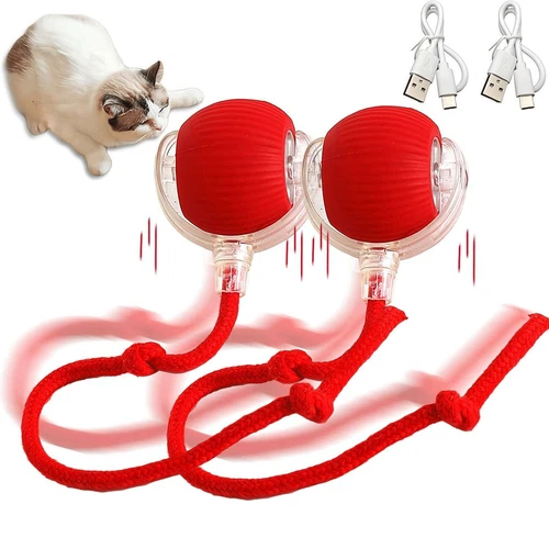 Automatic Rolling Ball Smart Pet Toy Electric Self-Moving Cat Dog Kitten Game US - Picture 19 of 37
