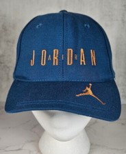 90's AIR JORDAN Jumpman NIKE Vintage GOAT Snapback Embroidered 100 Wool Cap Hat