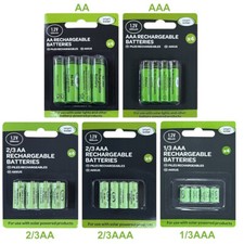 Solar Light Batteries AA 2/3AA AAA 2/3AAA 1/3AAA Rechargeable NiMH Smart Garden
