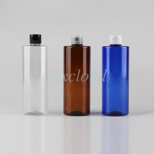 500ml PET Lotion Bottles Cosmetic Soap Gel Container with Flip Cap Refillable - Picture 13 of 14