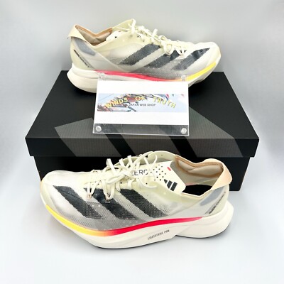 adidas Adizero adios Pro 3 M Ivory/Core Black IG6442 Men's Size