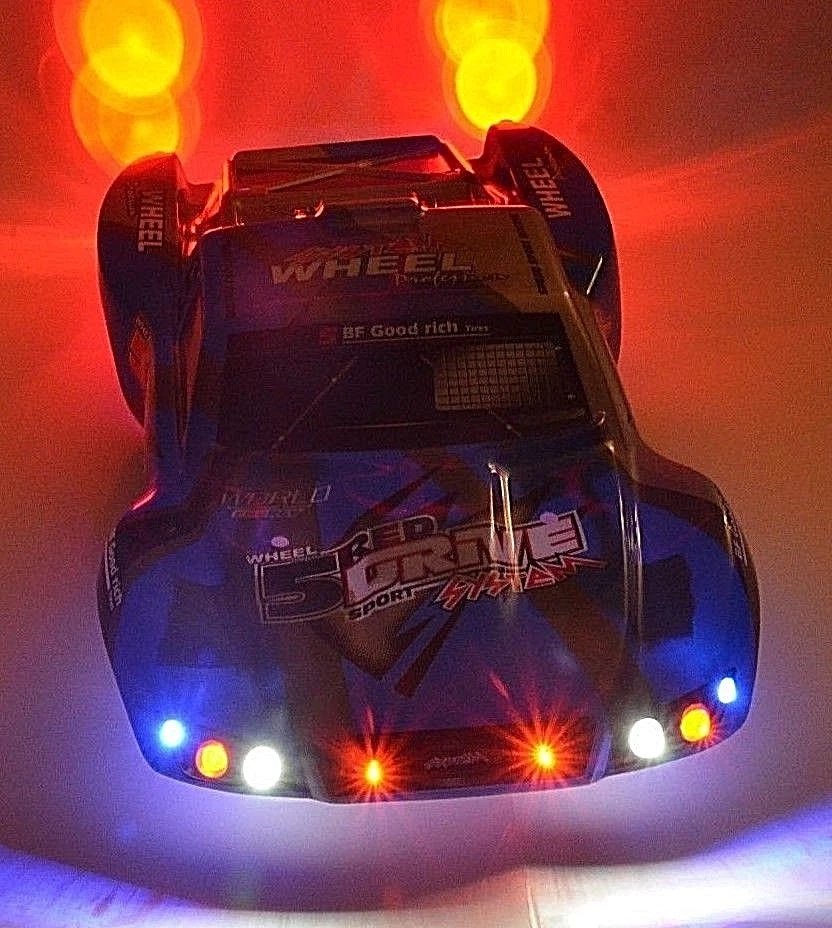 RC LED LIGHT SET for Traxxas Slash Rustler #98 super bright LEDS -Light Set Only - Image 3 of 4
