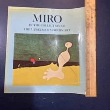 Miro In the Collection Of The Museum Of Modern Art - Rubin 1st Ed 1973 Color Pic