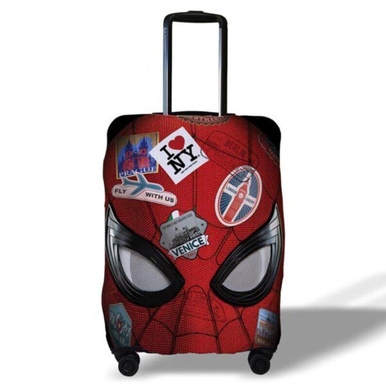 Suitcase Cover Luggage Protector suitcase "Spiderman" Gift For Kids Boys Girls W