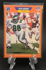 1989 Pro Set #318 Keith Jackson Rookie RC Philadelphia Eagles