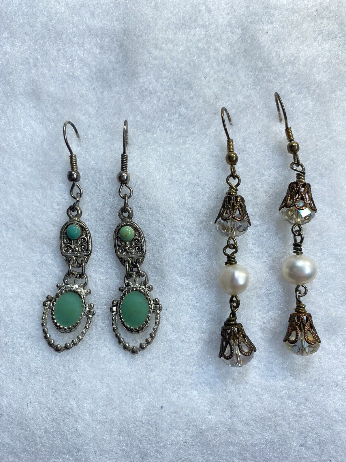 Estate Find Lot of Earrings Assorted X 7 Pair - image 3