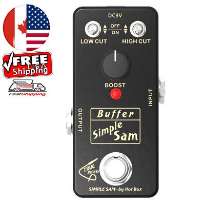Simple Sam Buffer Mikro Guitar Effect Pedal True Bypass Astounding Tone CA