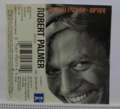 1, ROBERT PALMER--RIPTIDE, USED AUDO CASSETTE, PASSED OUR PLAY TEST