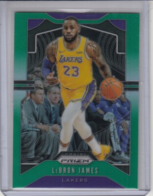 2019-20 Panini Prizm Green Ice LEBRON