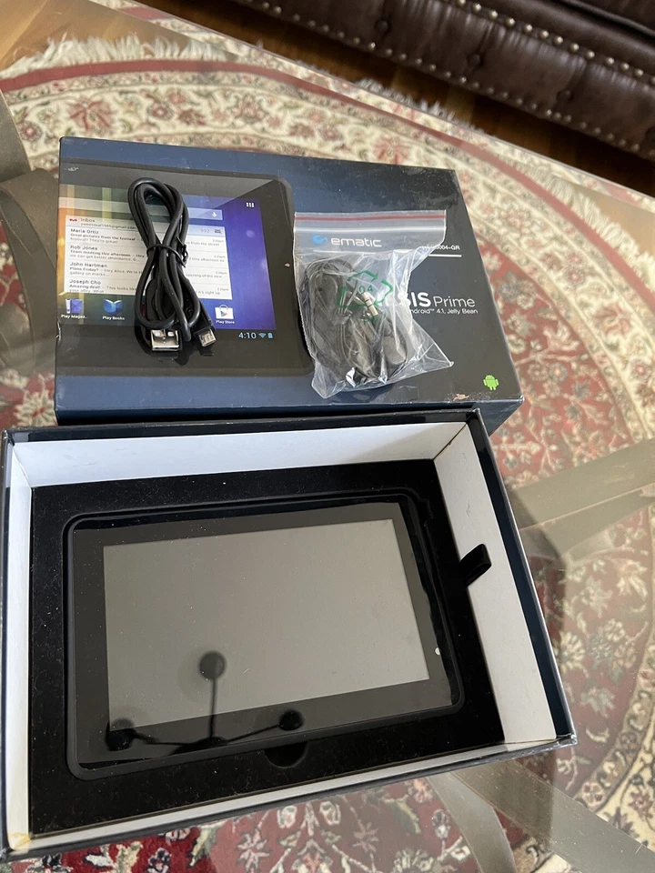 Ematic Genesis Prime Tablet 4GB, Wi-Fi, 7in Black - Image 2 of 4