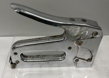 Arrow Fastener Model T-50 Heavy Duty Staple Gun Made in USA Crome Used