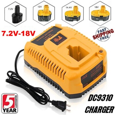 18 Volt DC9310 Charger for Dewalt 7.2V-18V XRP Battery NiCd/NiMh DC9096 DC9098