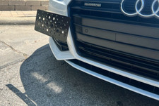 Front Bumper Tow Hook License Plate Mount Bracket For Audi A4 S Line 2020-2025