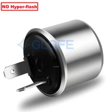 No Fast Hyper-flash FOR Lighting Turn Signal Hazard LED Flasher Relay EF32 2Pin