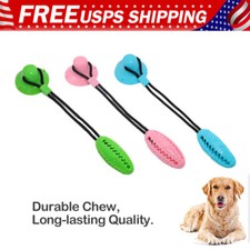 Suction Cup Dog Toy for Aggressive Chewers Dog Training Treats Teething Rope Toy