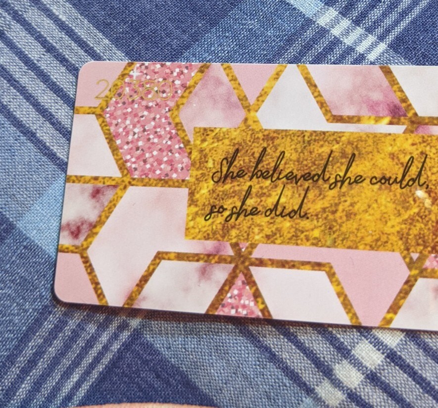 Medium ZOX Silver Single Strap SHE BELIEVED SHE COULD SO SHE DID