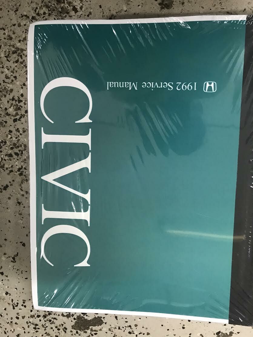 1992 HONDA CIVIC Service Shop Repair Workshop Manual Brand New