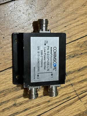 Andrew Commscope S-2-CPUSE-L-N Low Power Splitter 698-2700 MHz