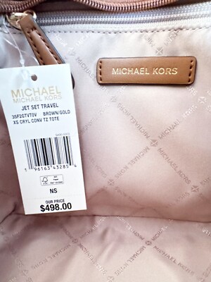 MICHAEL KORS JET SET TRAVEL XS CARRYALL TOTE SHOULDER BAG MK