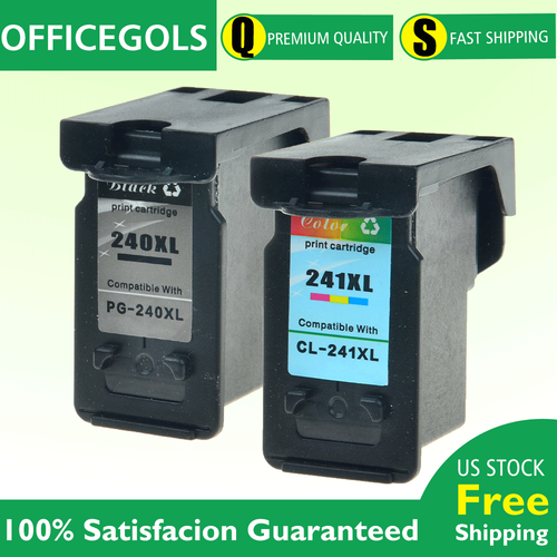 1 Set PG240XL CL241XL Ink for Canon PIXMA MX479 MG3520 MG3600 MG3620