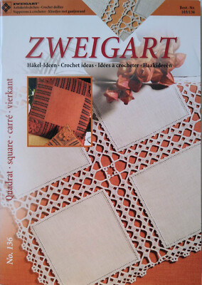 Zweigart Cross Stitch Chart Booklet - No. 136 - Quadrat - New!