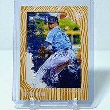 Justin Dunn RC 2020 Panini Diamond Kings FOTL Wood Framed SP 13/13 #125 Mariners