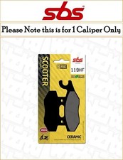 Keeway RKR 125 2019-2021 [Rear Ceramic Brake Pads] [SBS HF Series]