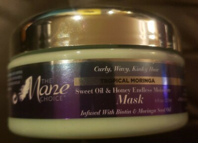 The Mane Choice Tropical Moringa sweet Oil & Honey Endless Moisture Mask 8oz