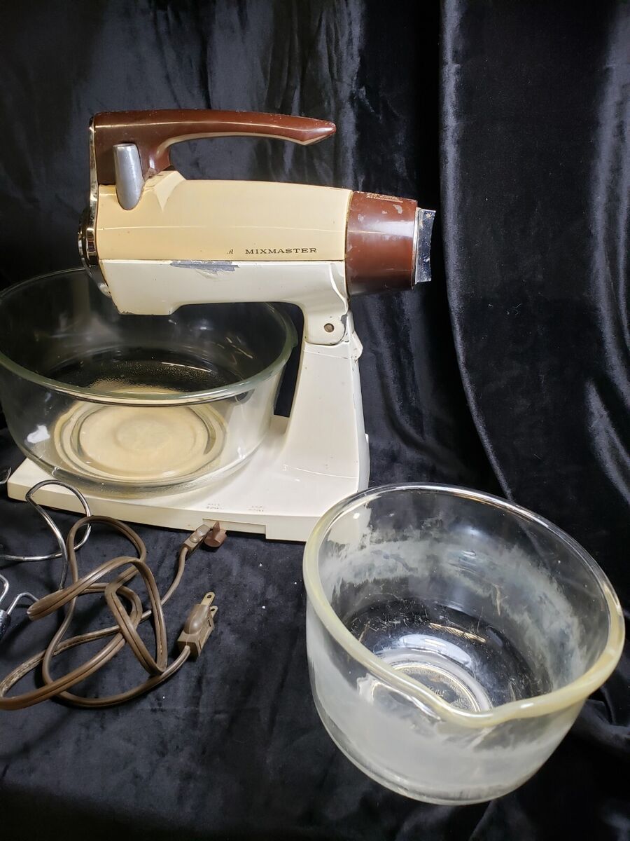 Vintage Sunbeam Mixmaster Mixer With Attachments