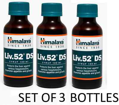 Liv 52 DS 100ml x 3 | Sealed | Expiry 06/2026 Free And Fast Shipping