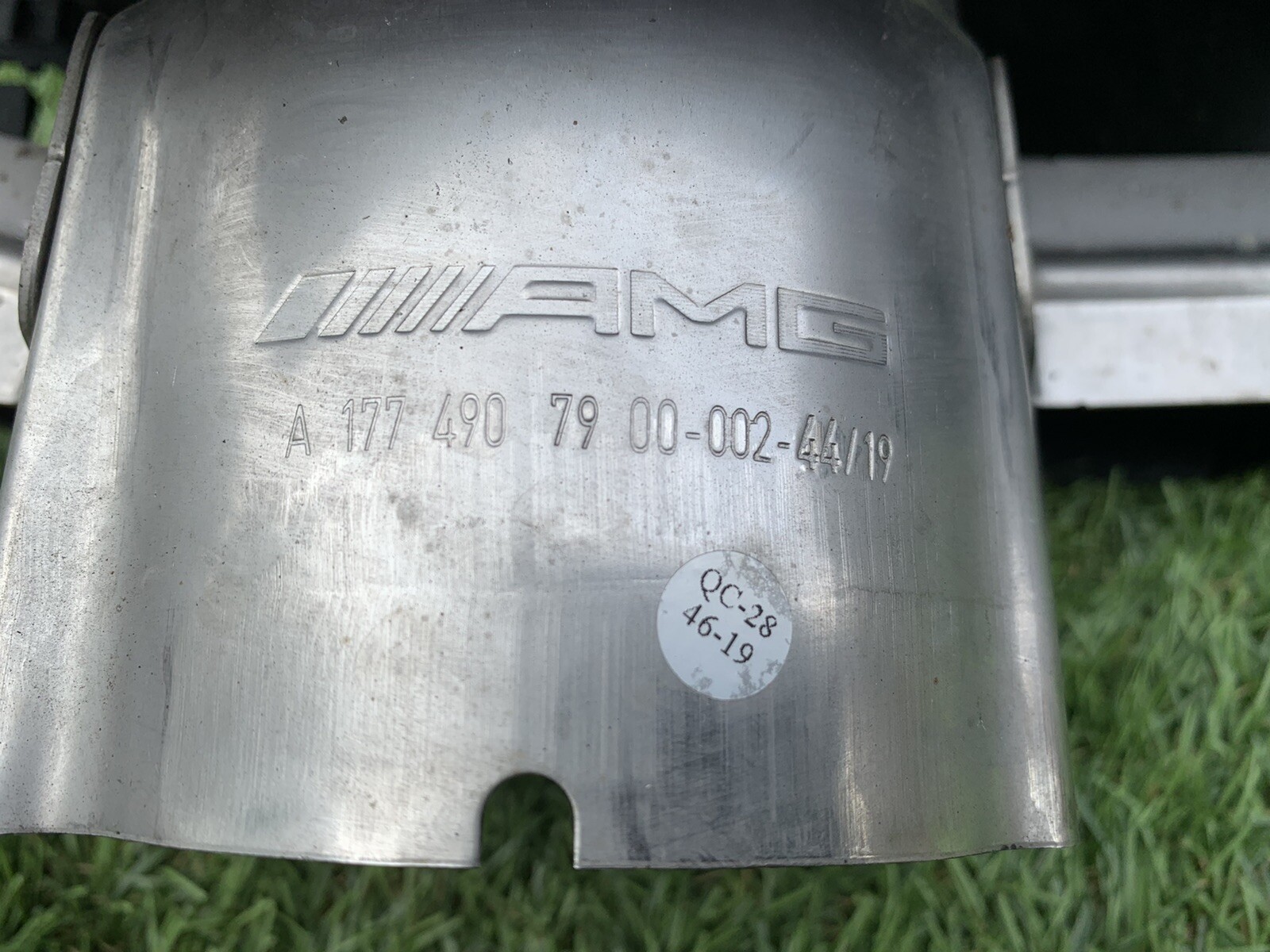 MERCEDES A35 W177 AMG LEFT N/S PIPE EXHAUST + TRIM A1774907900 