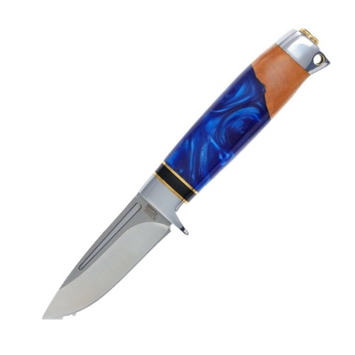 RR2239 Rough Ryder Puukko Resin/Wood Handle 440 Blade Nylon Sheath - Bild 5 von 9