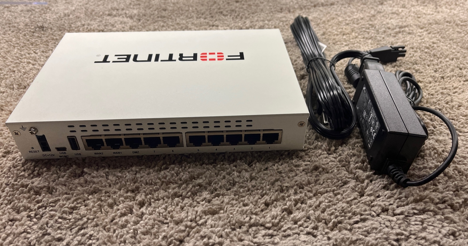 FortiGate FG60DPOE Firewall With Power Supply 979 eBay