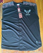 Mitchell Ness Chicago Bulls 1968-69 WINNING TEAM Mesh Baseball Jersey 3XL