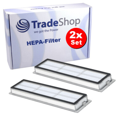 2x HEPA-Filter Feinstaubfilter für Xiaomi Dreame Bot L10 Pro Saugroboter