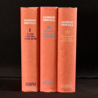 1968-9 3vol The Collected Essays Journalism and Letters of