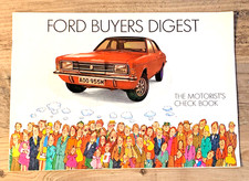 FORD ESCORT CAPRI CORTINA CONSUL GRANADA 70s ORIGINAL CLASSIC CAR SALES BROCHURE