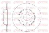 Remsa 2X Bremsscheibe Hinten Ø251 Mm Voll FüR Alfa Romeo Mito 955 1.4 955_ 1.3