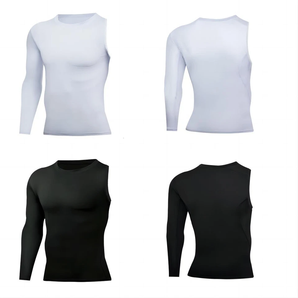 Basketball Compression Shirt One Arm Long Sleeve Athletic Baselayer Undershirt - Image 3 of 4